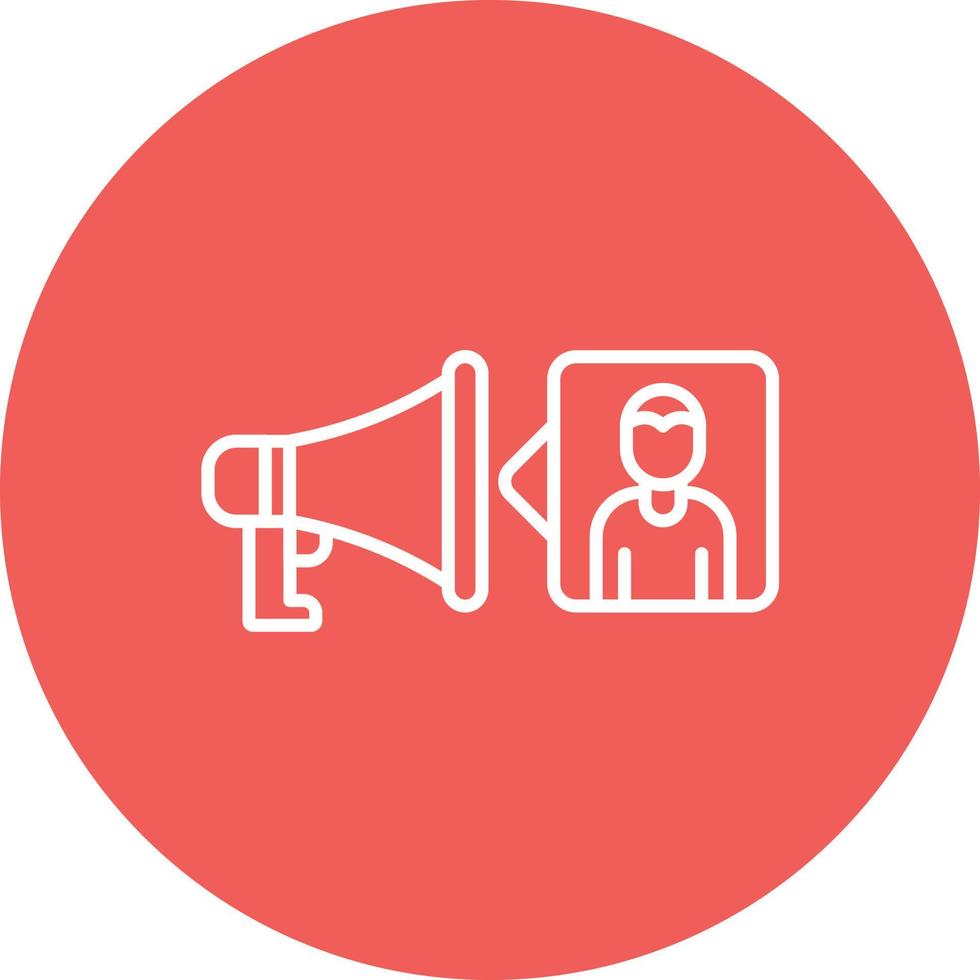 Digital Pr Line Circle Background Icon vector