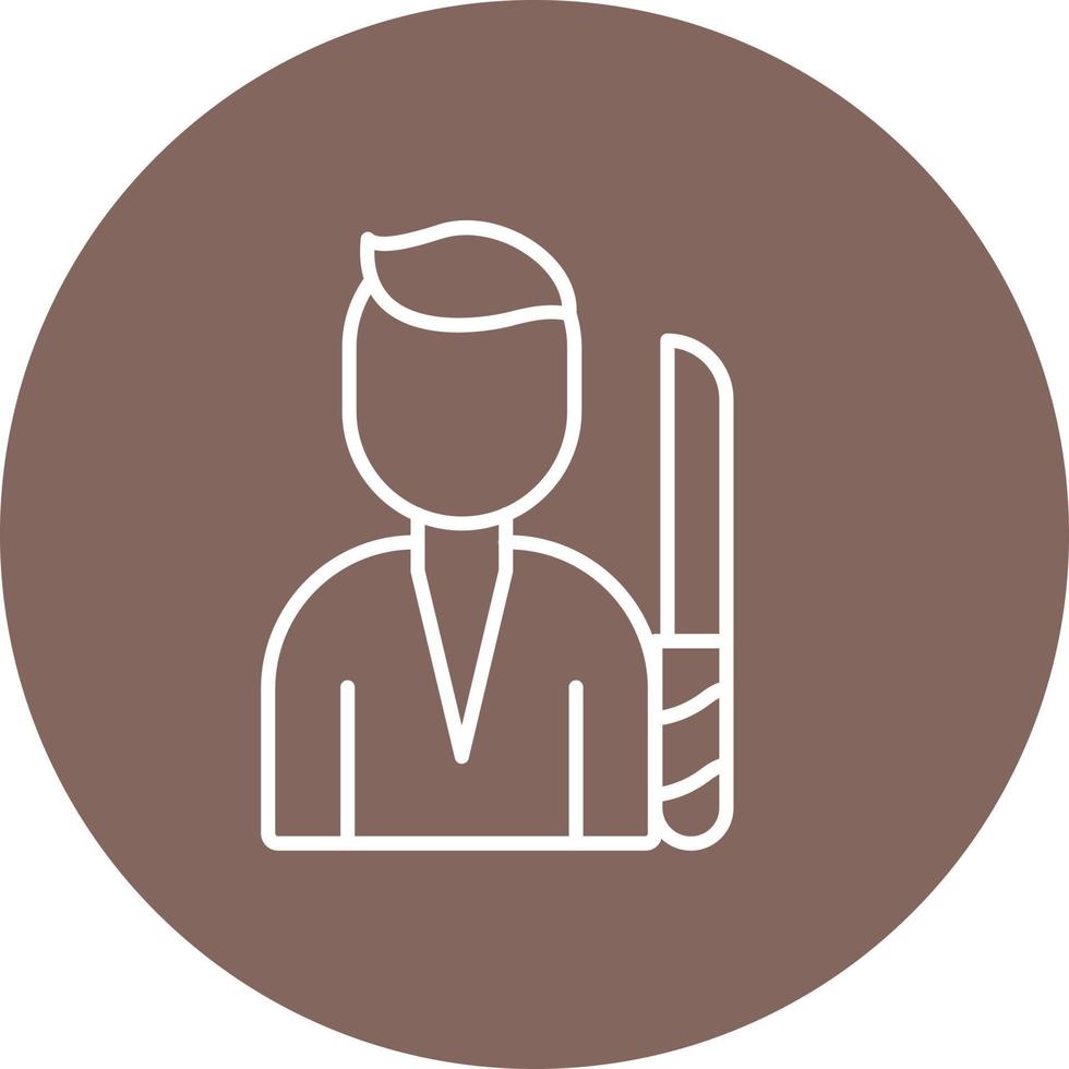 Knife Thrower Line Circle Background Icon 17626585 Vector Art at Vecteezy