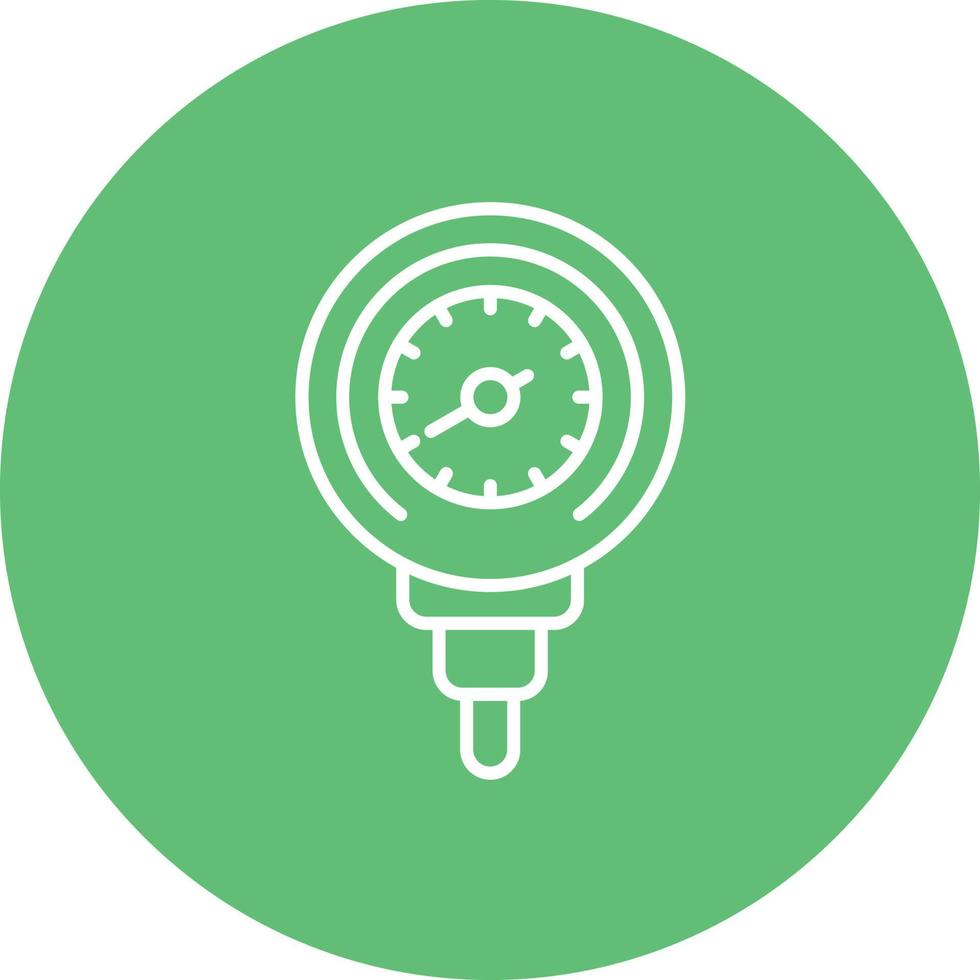 Pressure Gauge Line Circle Background Icon 17627319 Vector Art at Vecteezy