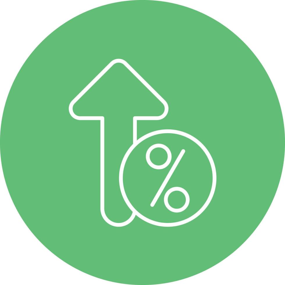 Margin Line Circle Background Icon vector