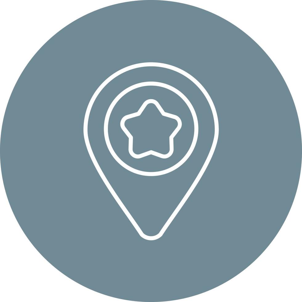 Positioning Line Circle Background Icon vector