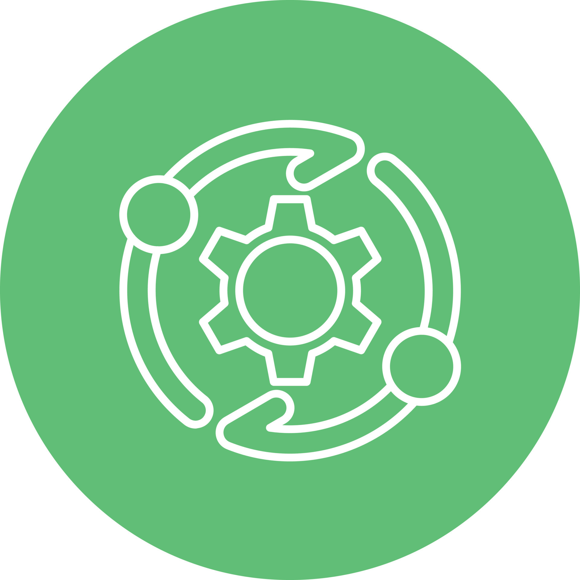 Process Line Circle Background Icon 17627594 Vector Art at Vecteezy