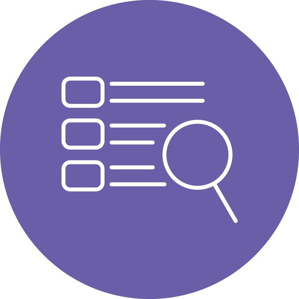 Index Line Circle Background Icon vector