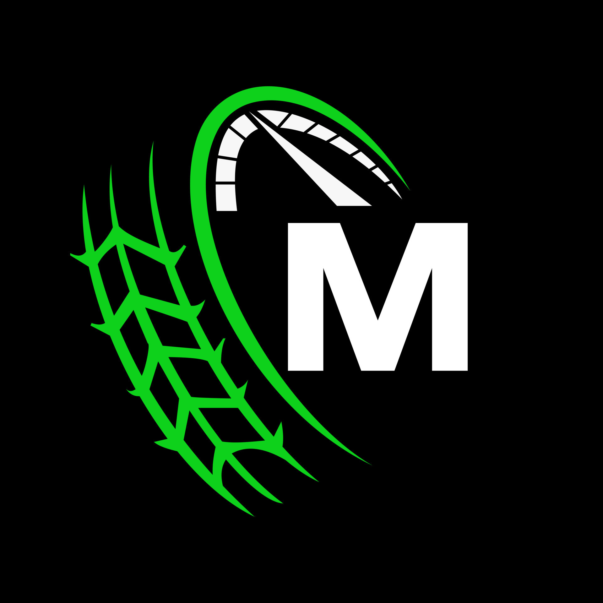 car-automotive-logo-on-letter-m-speed-concept-sport-car-template-for
