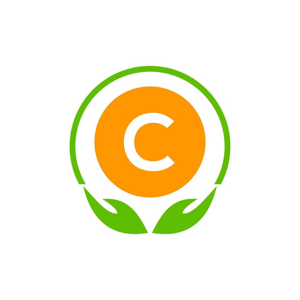 Letter C Healthcare Logo Medical Pharmacy Symbol. Health, Charity Logo Template vector