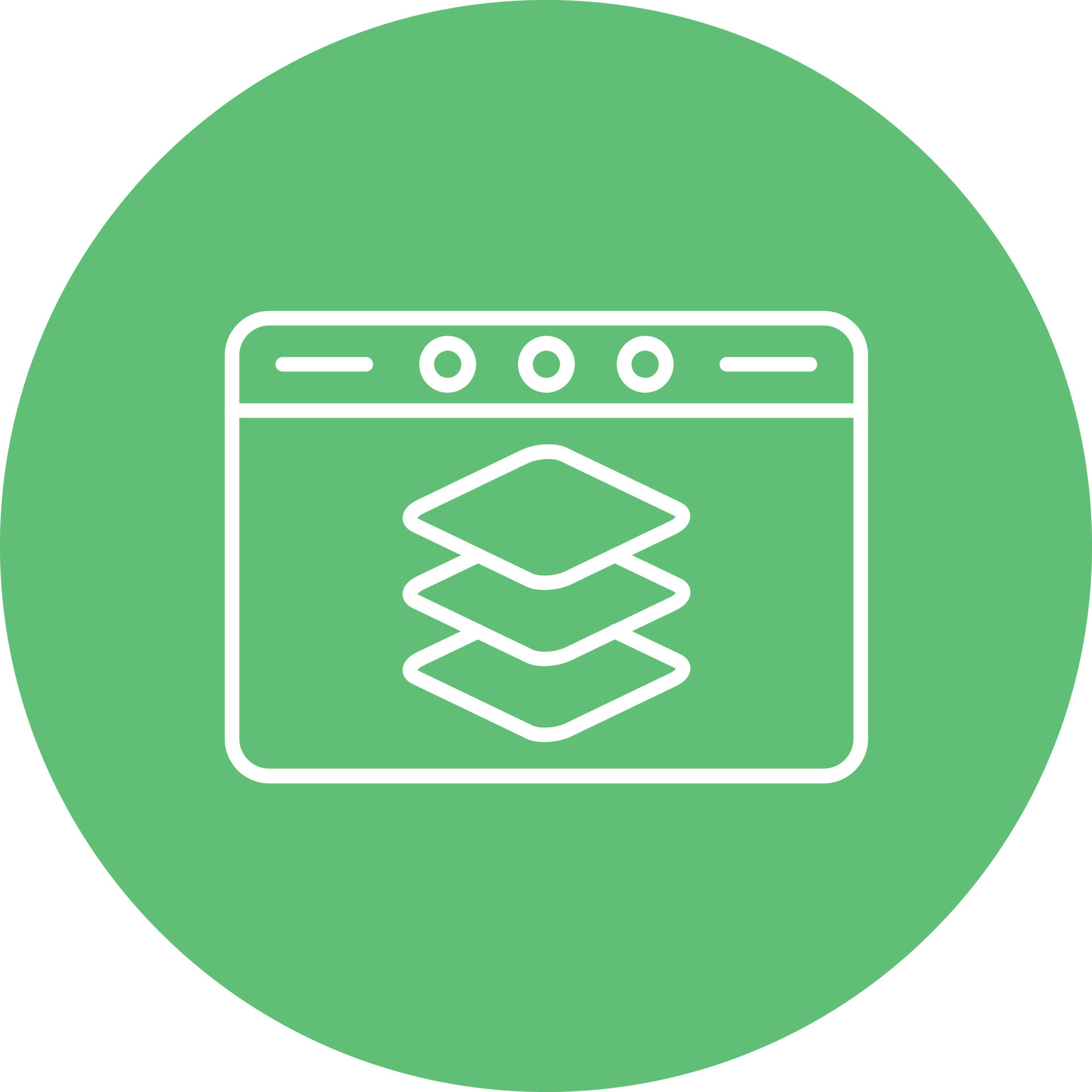 Full Stack Developer Line Circle Background Icon 17629417 Vector Art at ...