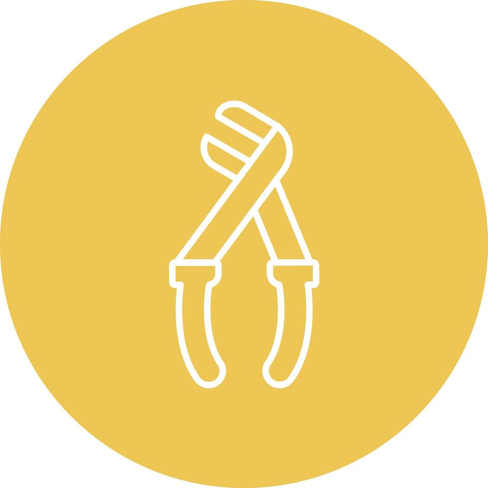 Loppers Line Circle Background Icon 17629495 Vector Art at Vecteezy