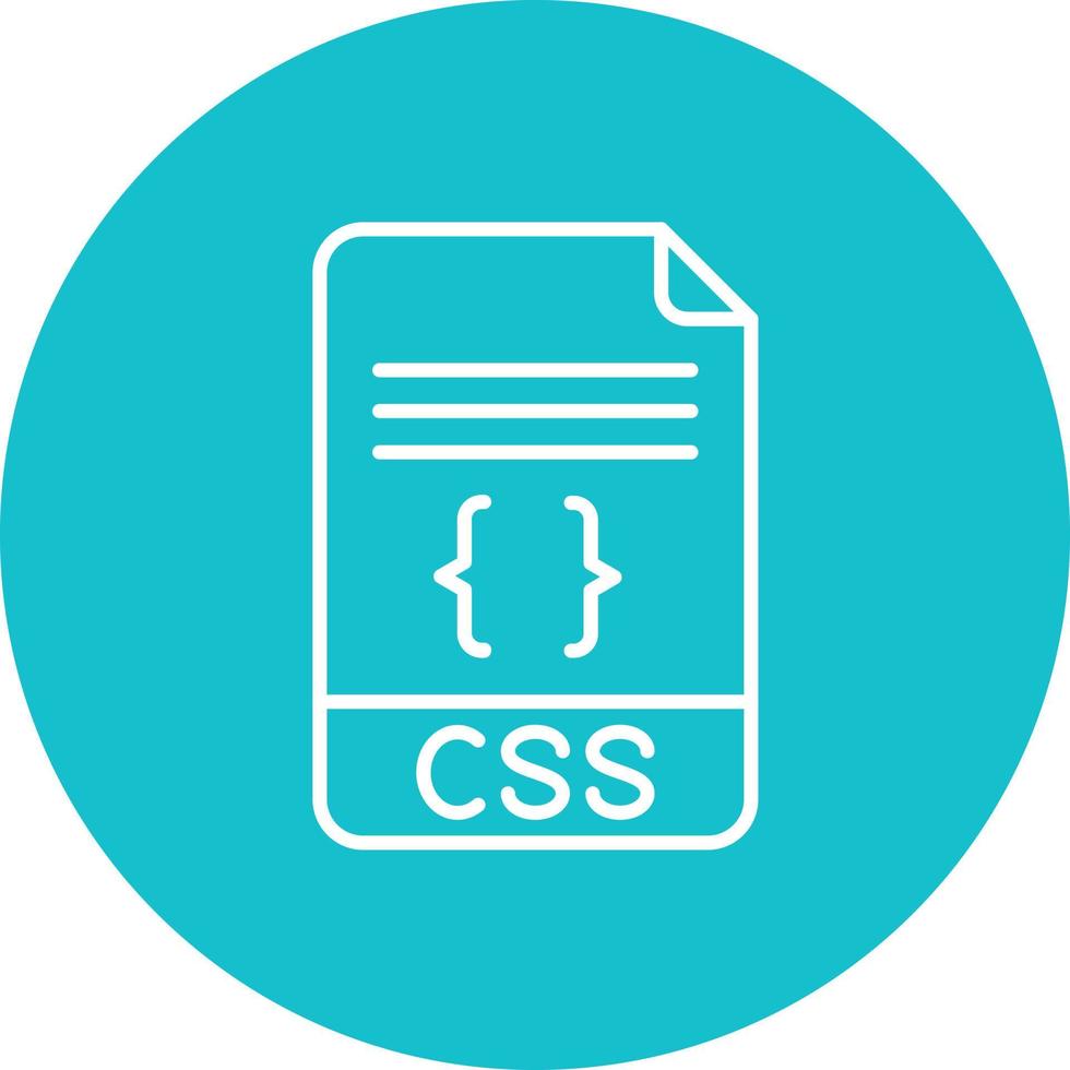 CSS Line Circle Background Icon vector