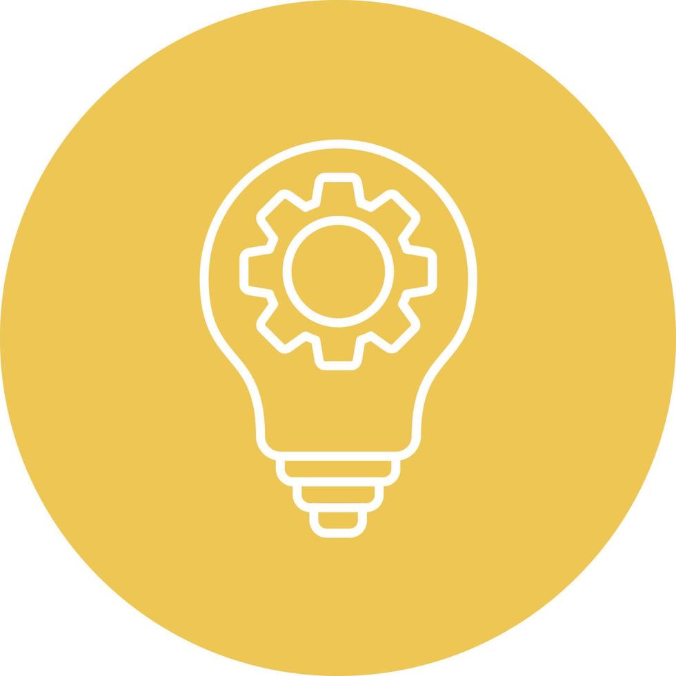 High Tech Line Circle Background Icon vector