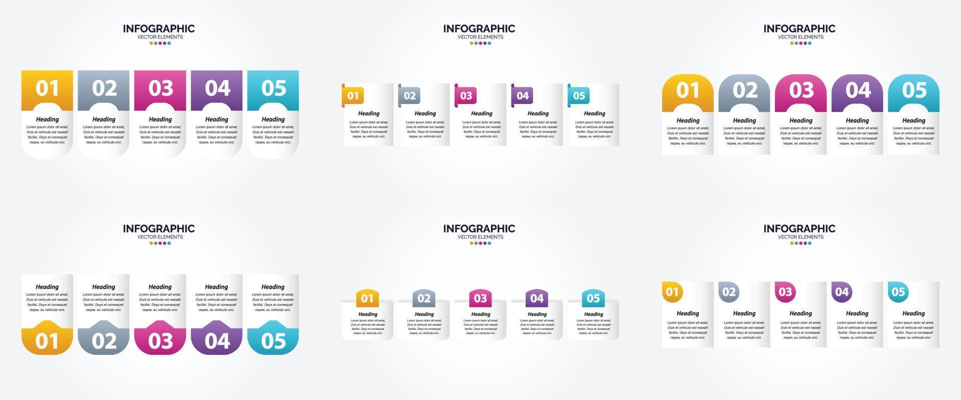 Use this set of vector infographics for advertising in a brochure. flyer. or magazine.
