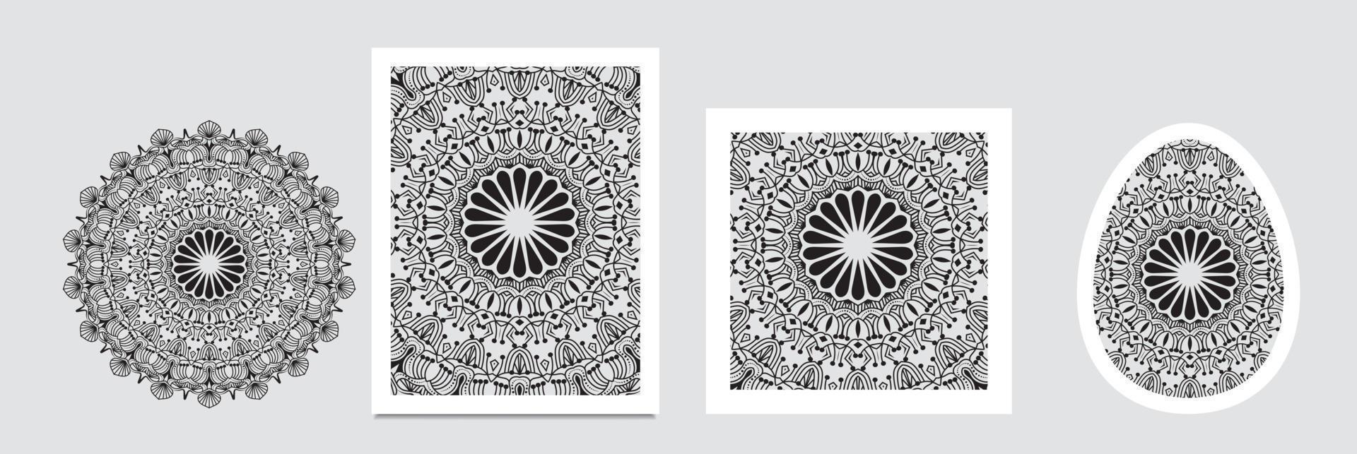 diseño de fondo de mandala de lujo con patrón de color dorado. plantilla de mandala ornamental para decoración, tarjetas de boda, tarjetas de invitación vector