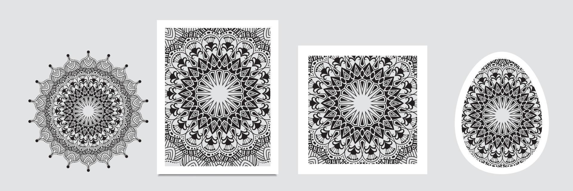 Vector template of banner, horizontal format Spiritual sacred geometry Flower of life and lotus on psychedelic natural forest photographic background Yoga, meditation and relax