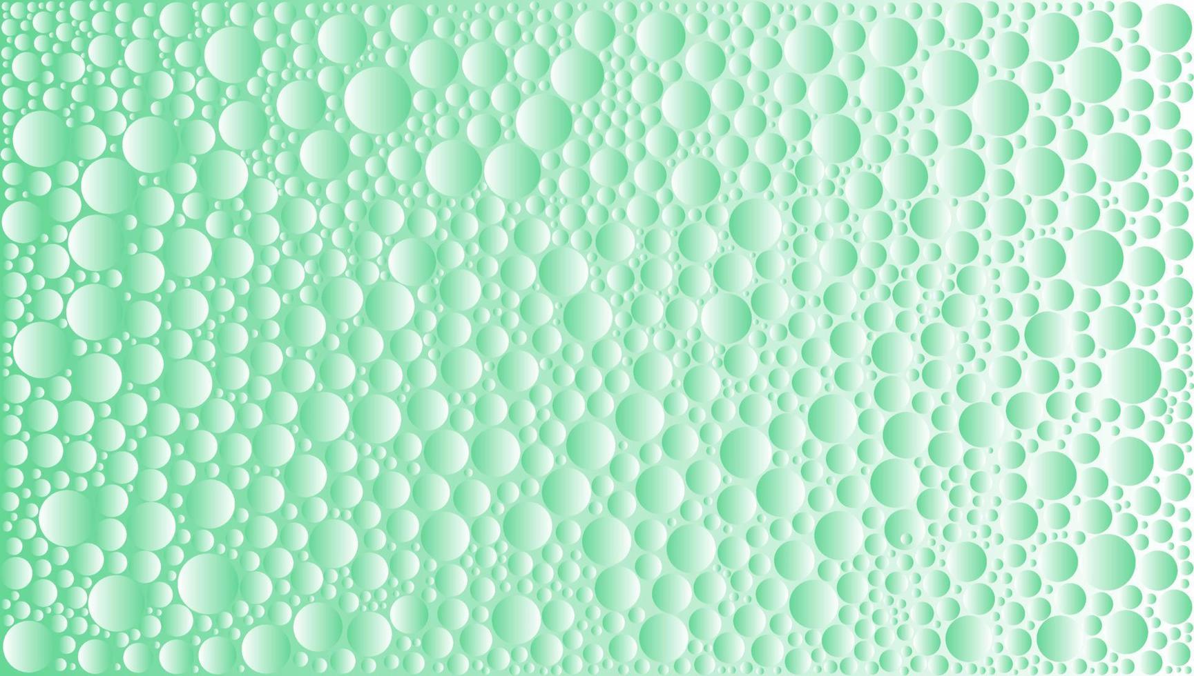 Turquoise doted gradient pattern background. Different sizes. Light color. Reflection. Texture aqua dots. vector
