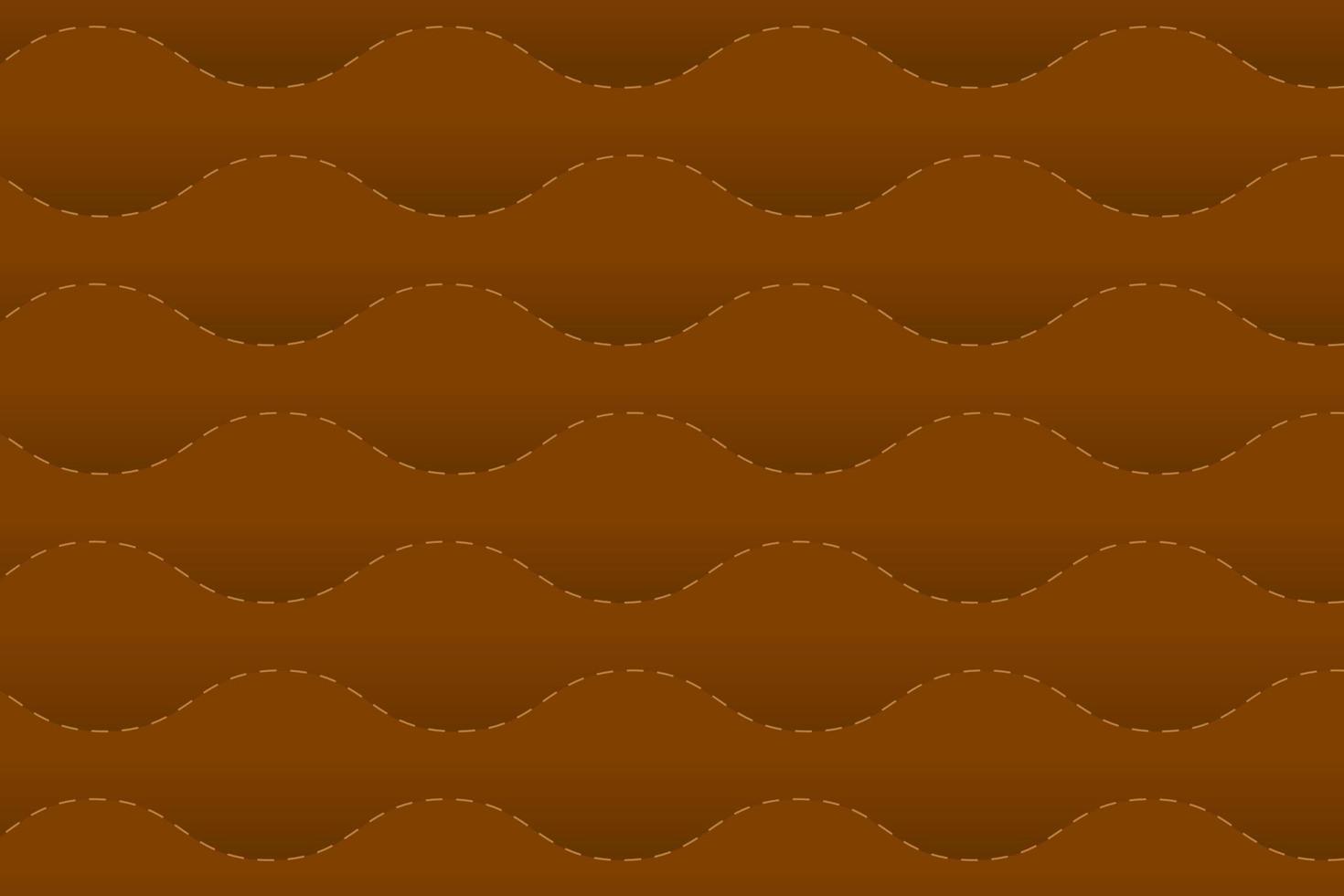 pattern of leather seats in gradation brown tones abstract background for design vector