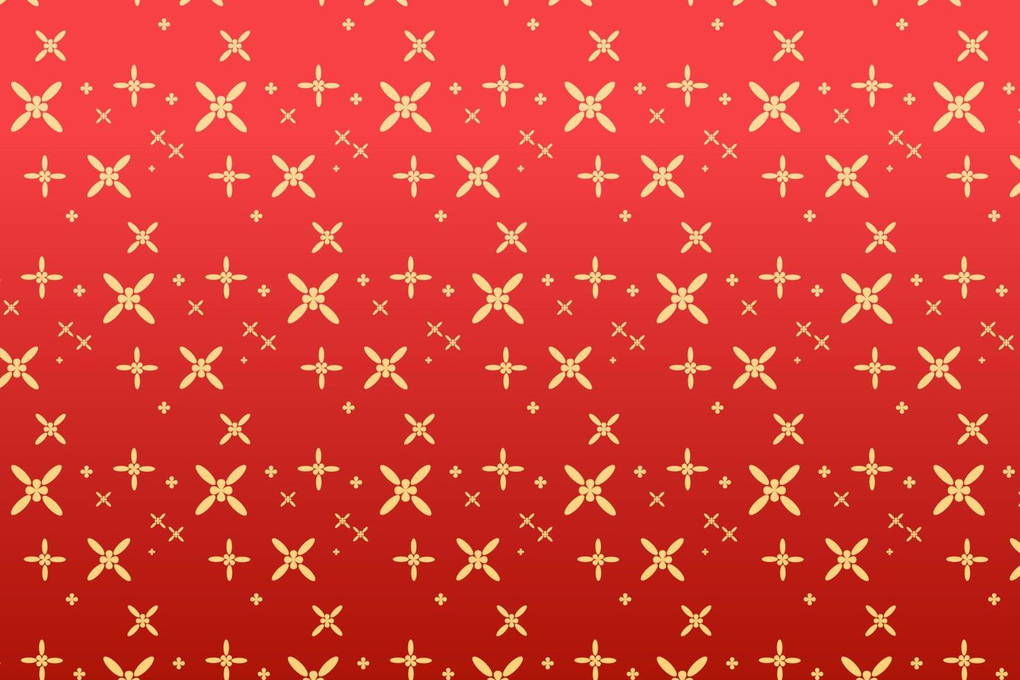 Pattern with geometric elements in red-gold tones, abstract background for design vector