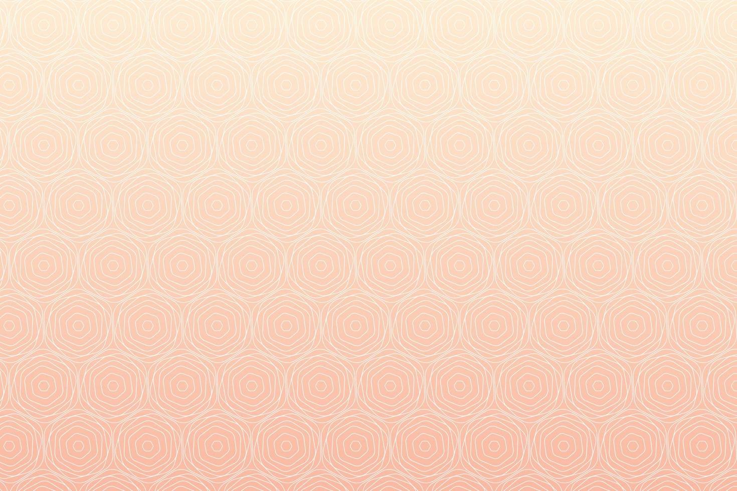 patrón con elementos geométricos en tonos crema rosa degradado de fondo abstracto para el diseño vector