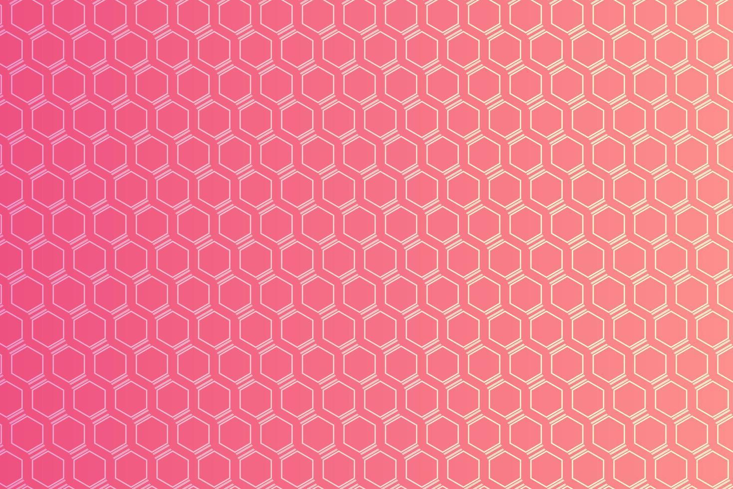 Pattern with geometric elements in pink-gold tones. Gradient abstract background vector