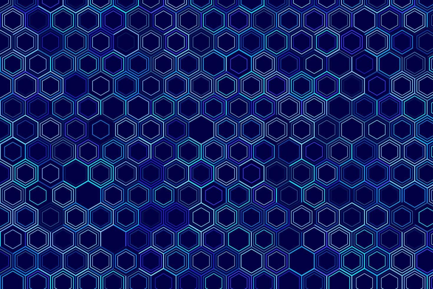 Pattern with geometric elements in blue tones gradient abstract background vector