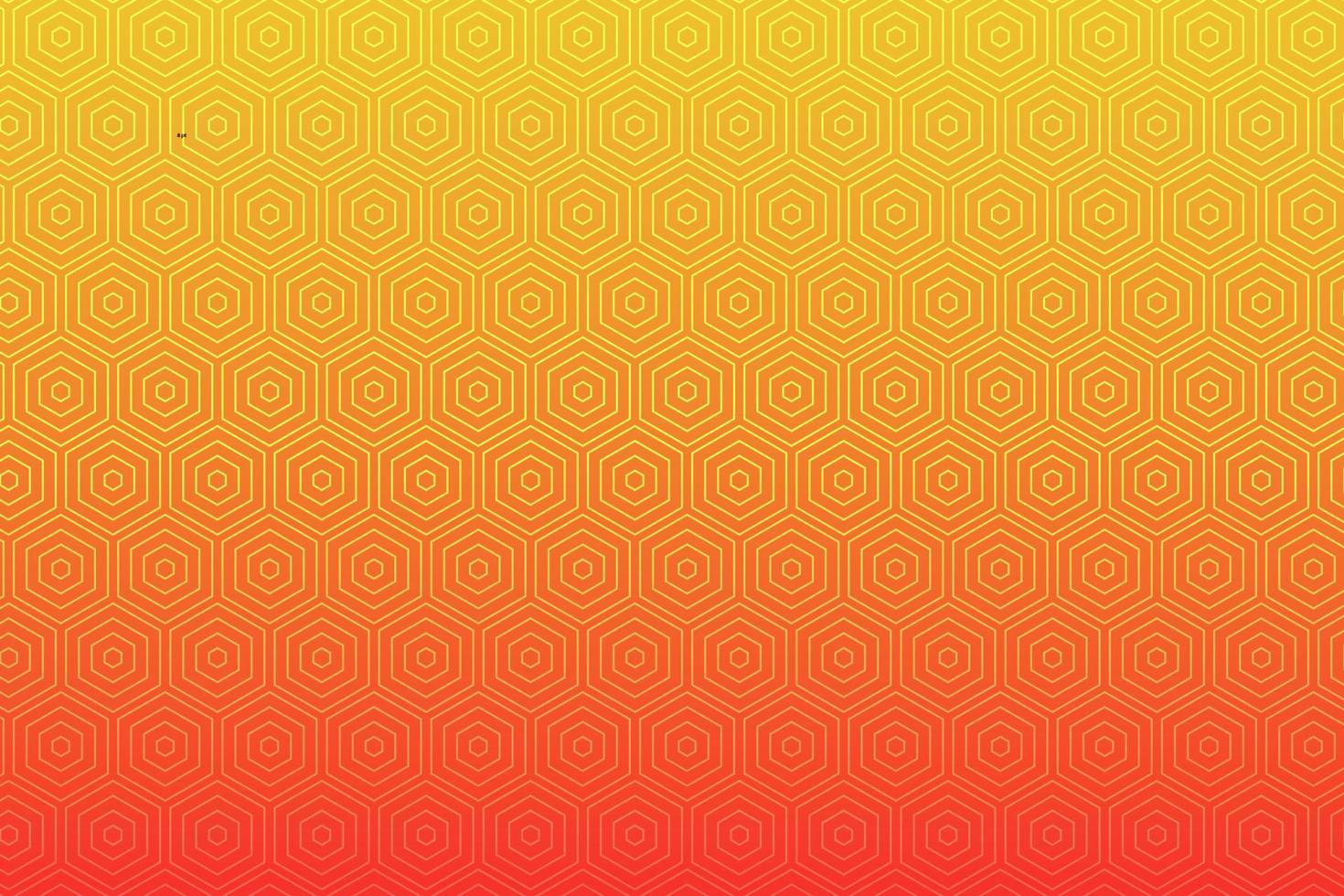 Pattern with geometric elements in yellow-orange tones. gradient abstract background vector