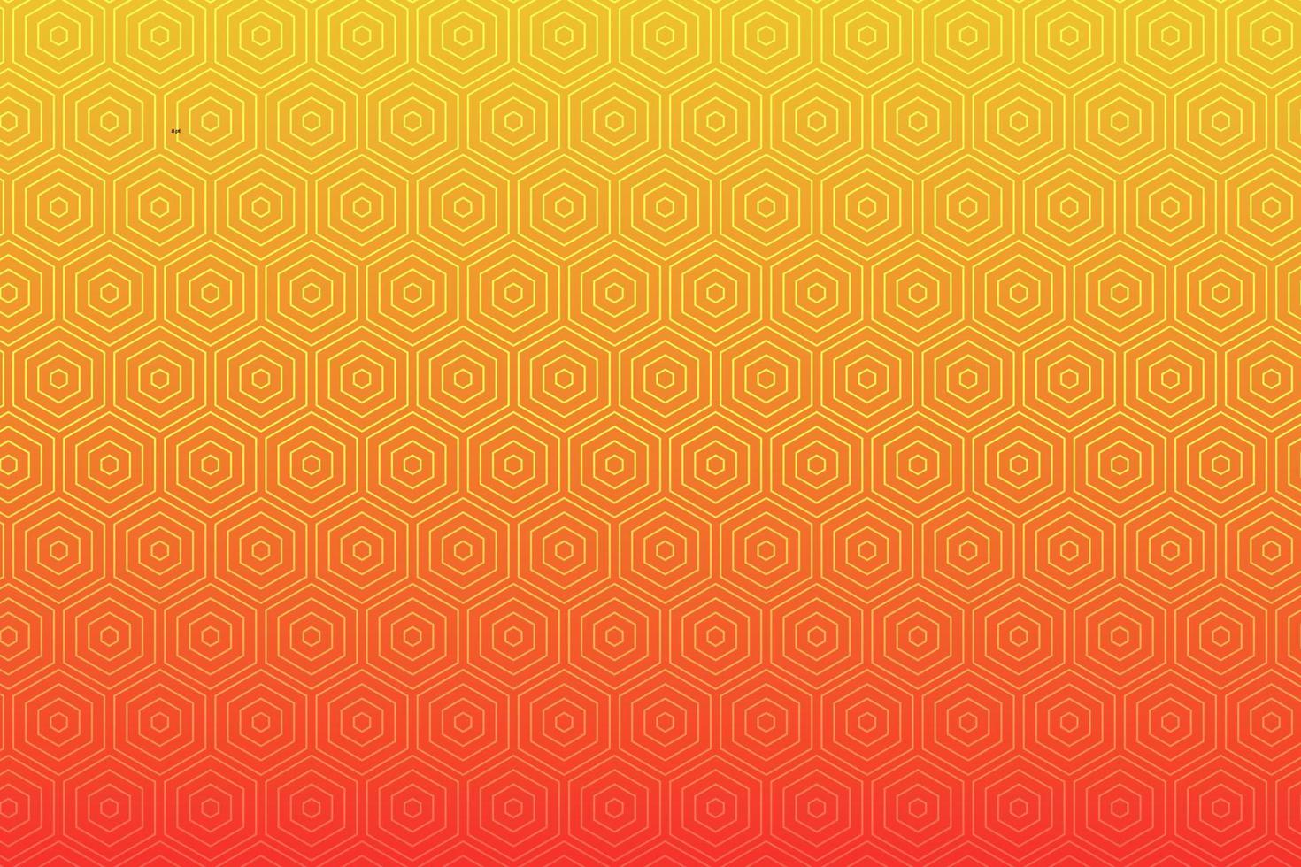 Pattern with geometric elements in yellow-orange tones. gradient abstract background vector