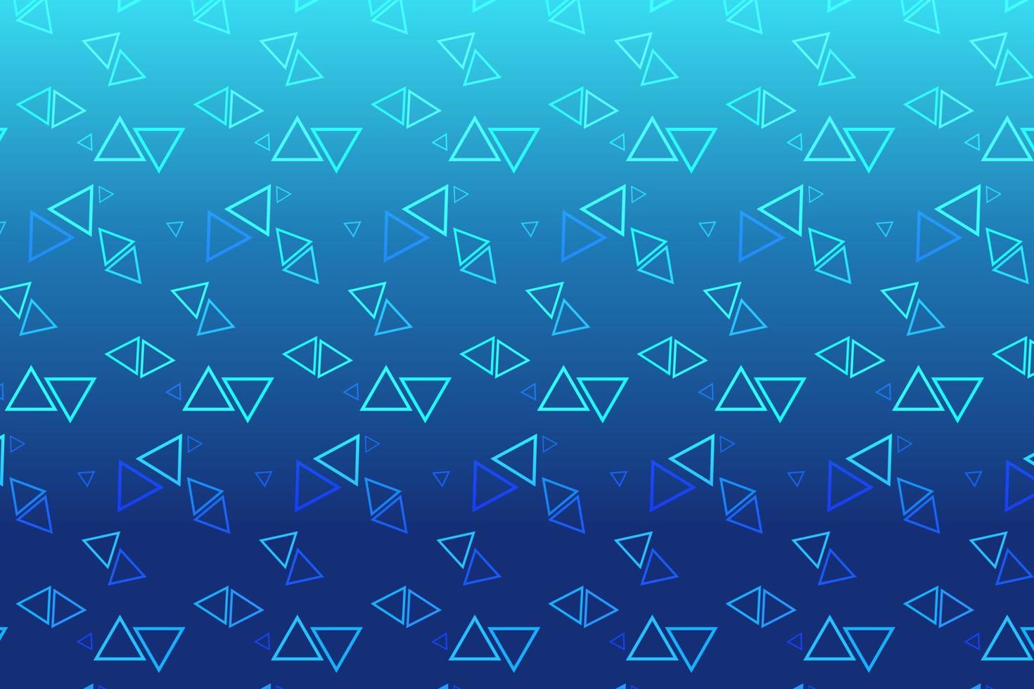Pattern with geometric elements in blue tones gradient abstract background vector