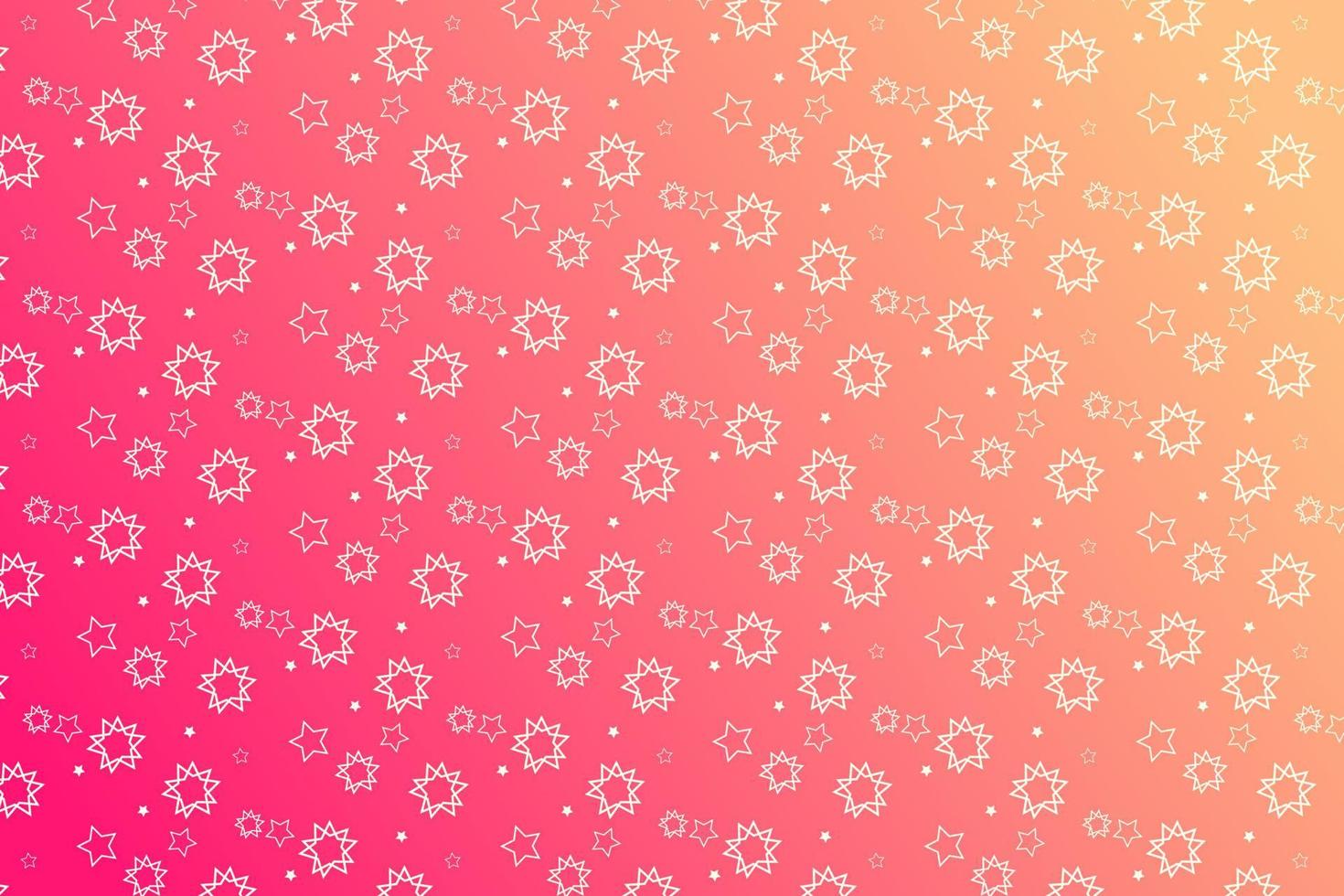 Pattern with geometric elements in pink-gold tones. Gradient abstract background vector