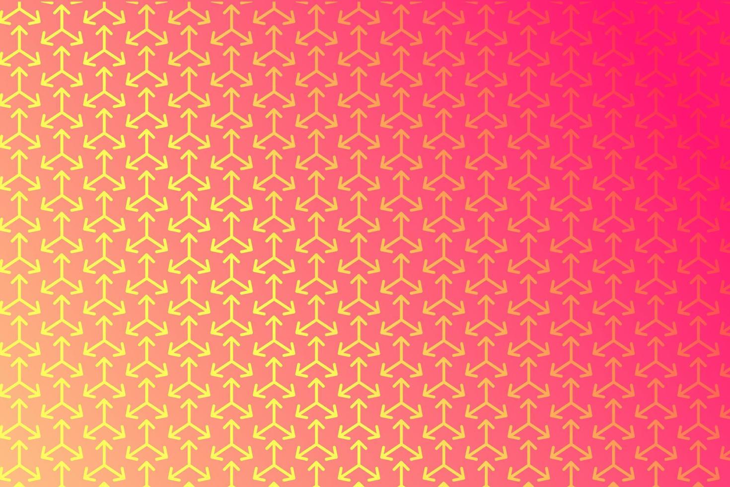 Pattern with geometric elements in pink-gold tones. Gradient abstract background vector