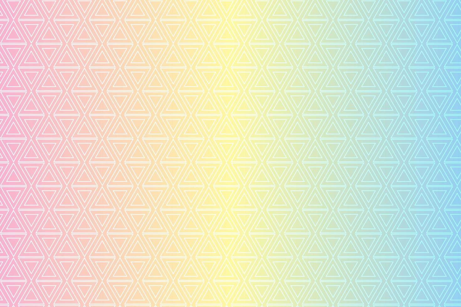 Pattern with geometric elements in pastel tones. gradient abstract background vector
