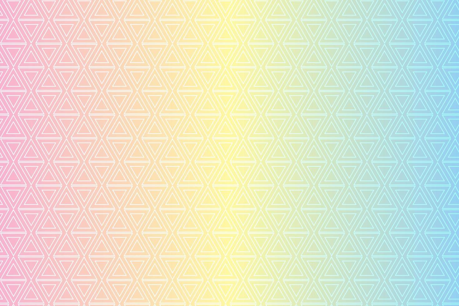 Pattern with geometric elements in pastel tones. gradient abstract background vector