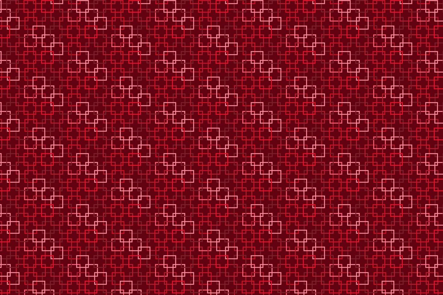 Pattern with geometric elements in red tones abstract gradient background vector
