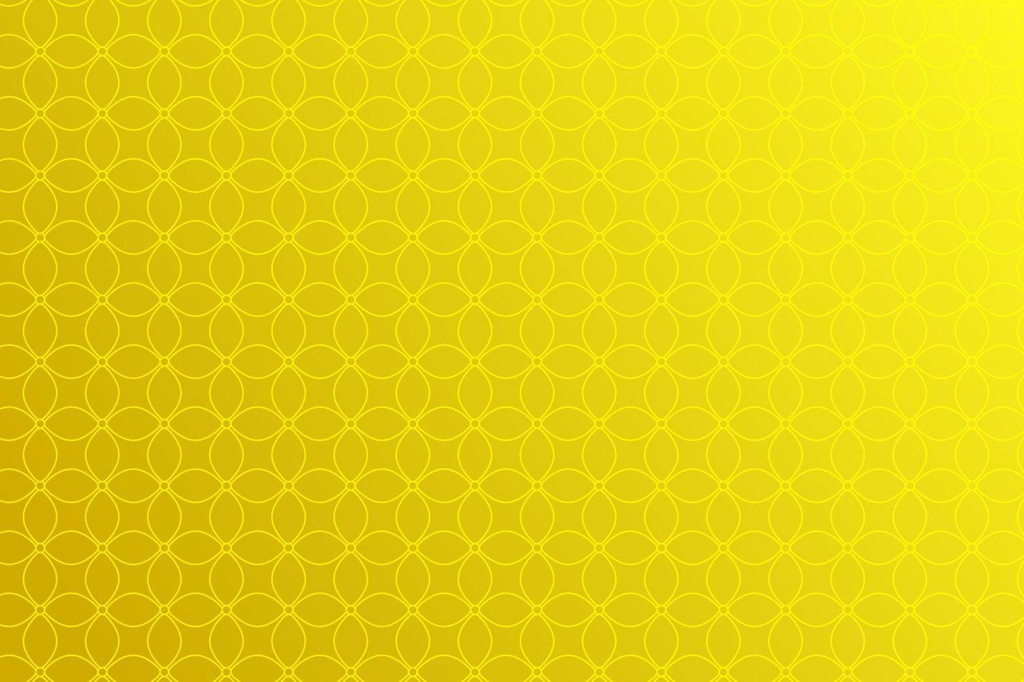 Pattern with geometric elements in golden yellow tones, abstract gradient background. vector