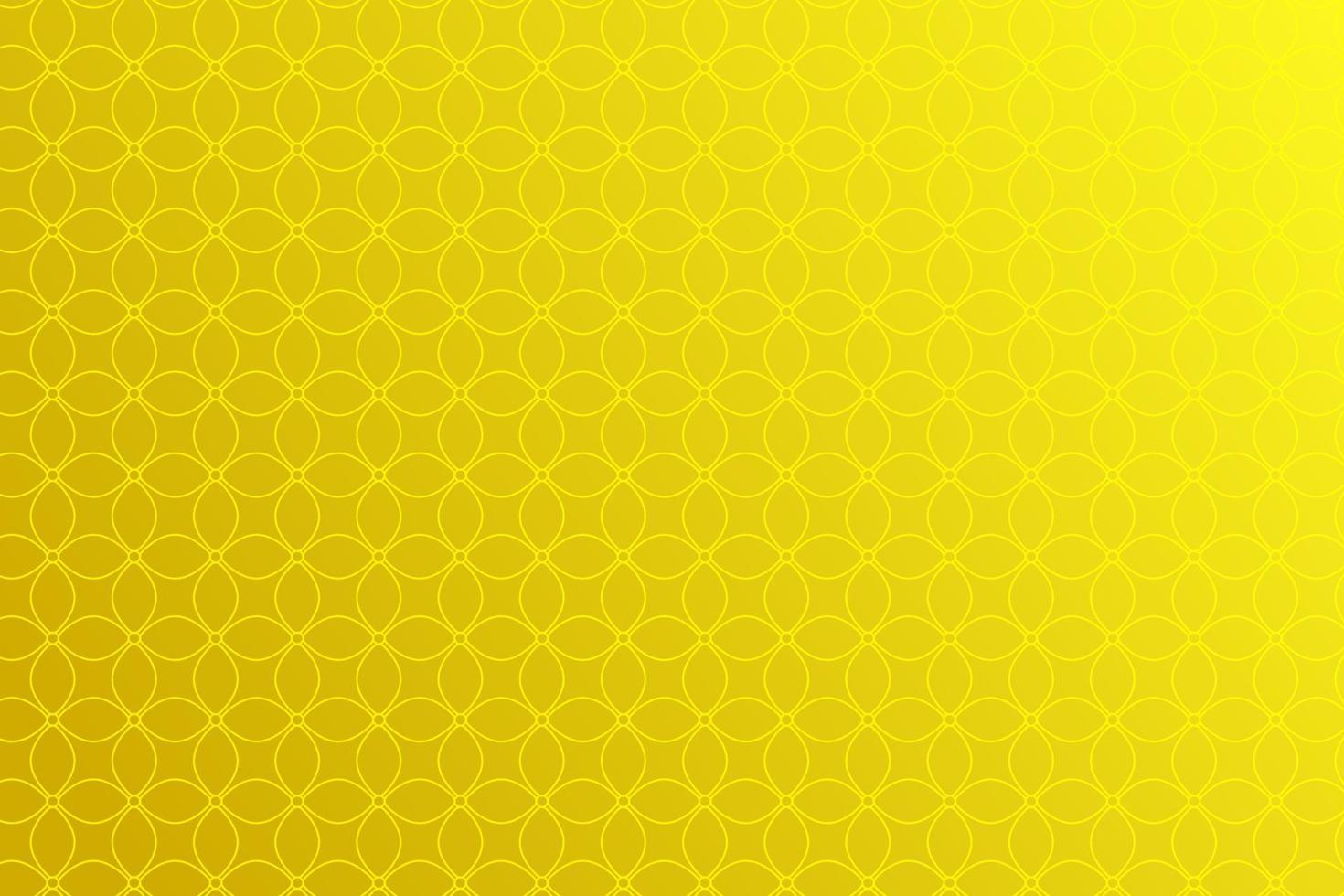 Pattern with geometric elements in golden yellow tones, abstract gradient background. vector