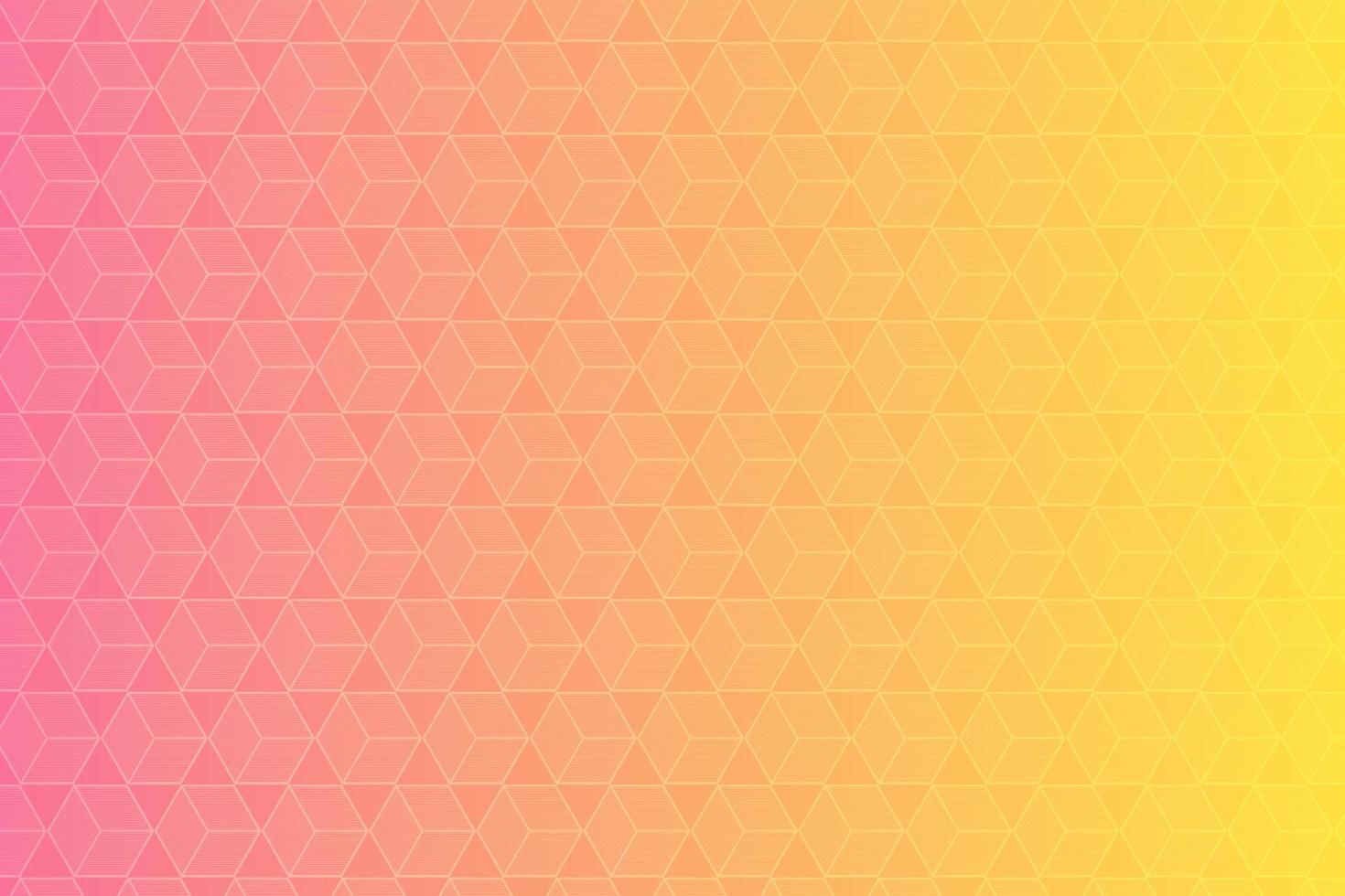 Pattern with geometric elements in pink-gold tones, abstract gradient background vector