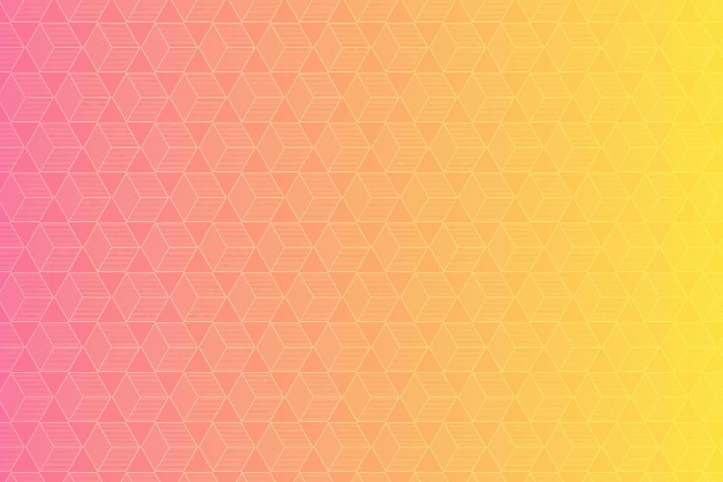 Pattern with geometric elements in pink-gold tones, abstract gradient background vector