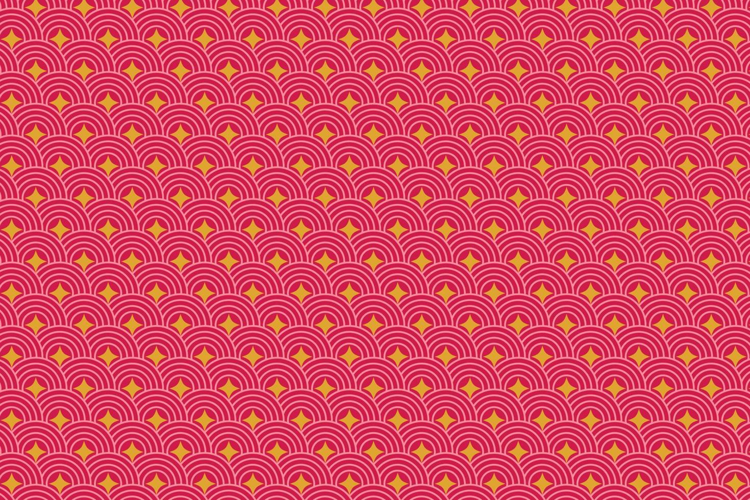 Pattern with geometric elements in vintage tones. Abstract gradient background vector