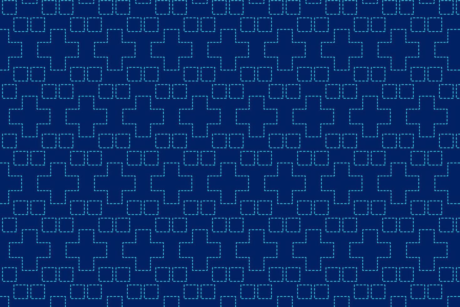 Pattern with geometric elements in blue tones. Abstract gradient background vector