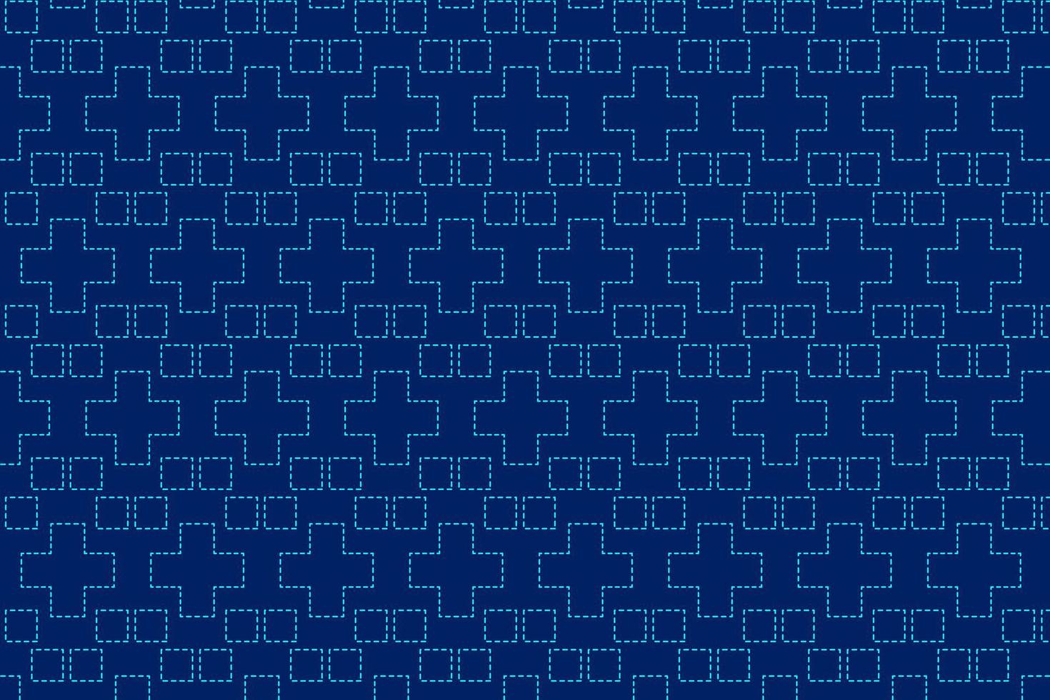 Pattern with geometric elements in blue tones. Abstract gradient background vector