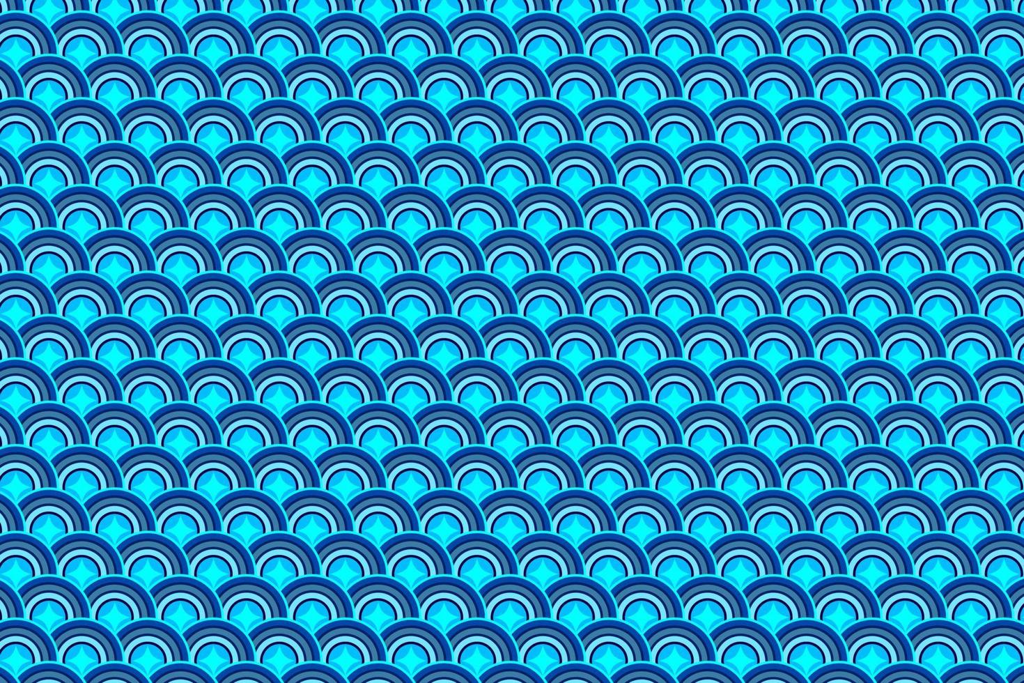 Pattern with geometric elements in blue tones. Abstract gradient background vector