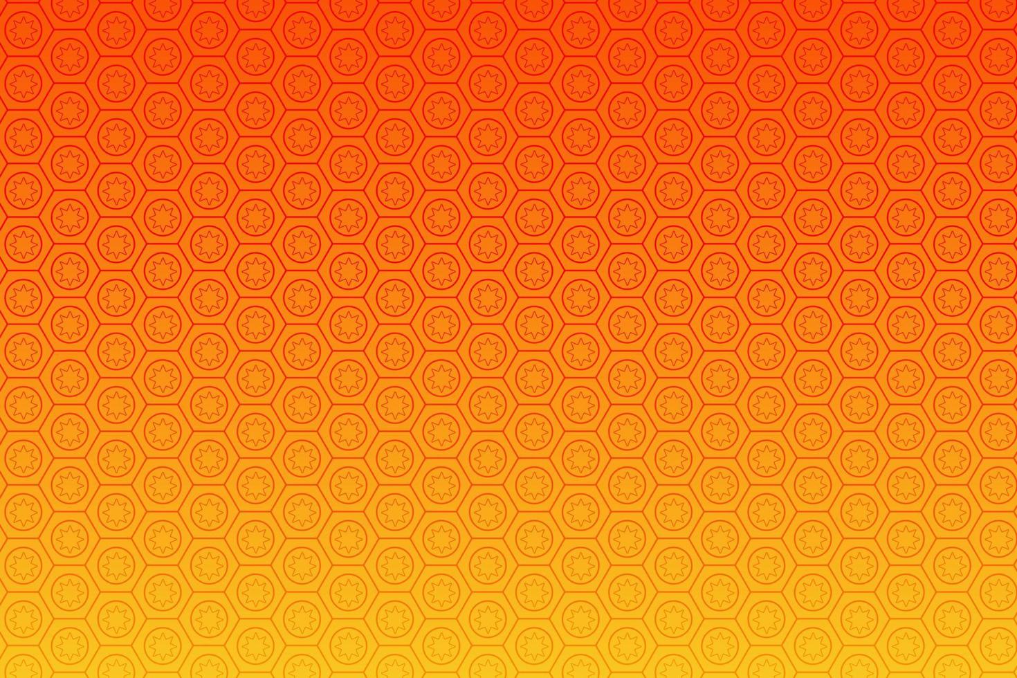 sin fisuras con elementos geométricos en tonos amarillo-naranja. fondo degradado abstracto vector