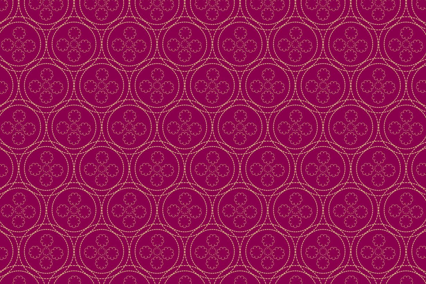 Pattern with geometric elements in pink tones abstract background vector