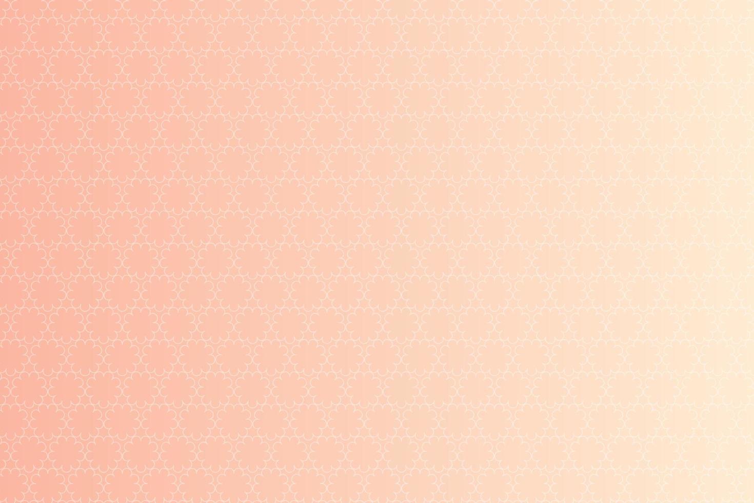 Pattern with floral geometric elements in pink-gold tones. abstract background for design vector