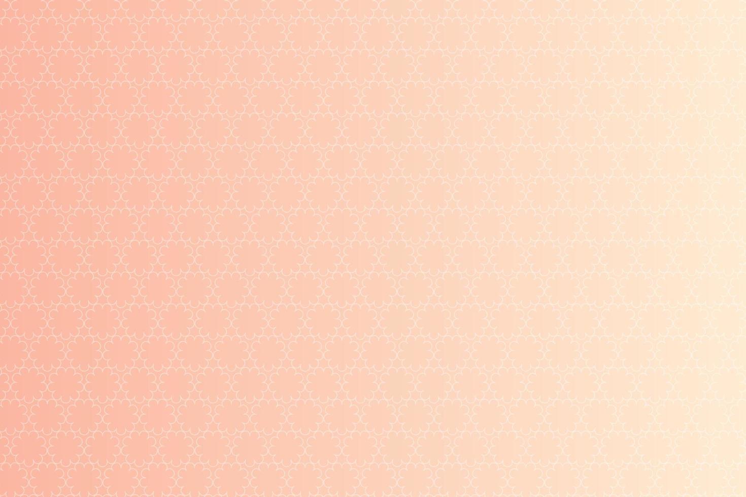 Pattern with floral geometric elements in pink-gold tones. abstract background for design vector