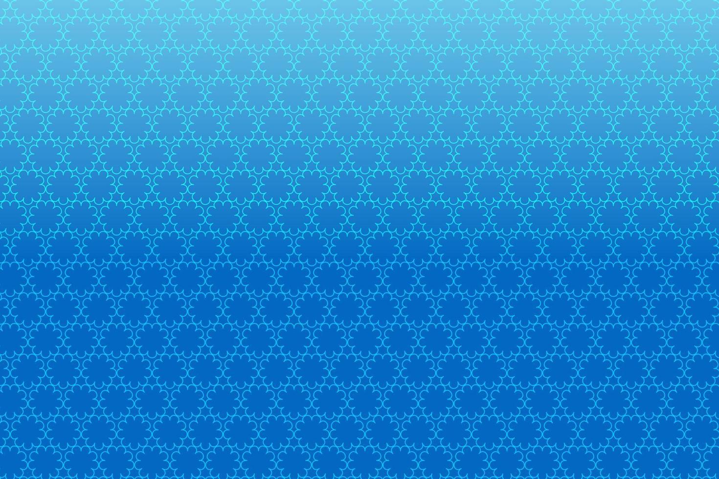 Pattern with floral geometric elements in blue tones, gradient.abstract background for design. vector