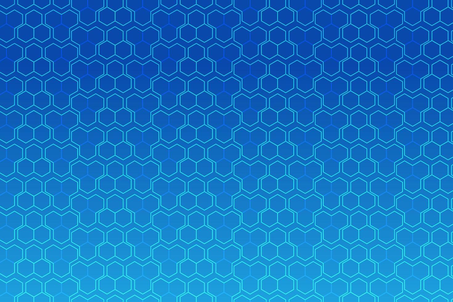 Pattern with geometric elements in blue tones gradient abstract background vector