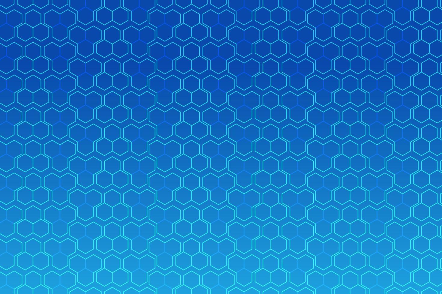 Pattern with geometric elements in blue tones gradient abstract background vector