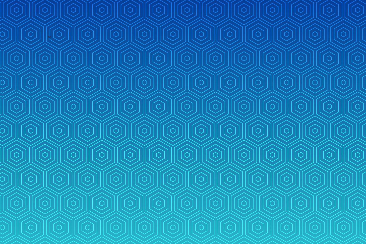 Pattern with geometric elements in blue tones gradient abstract background vector