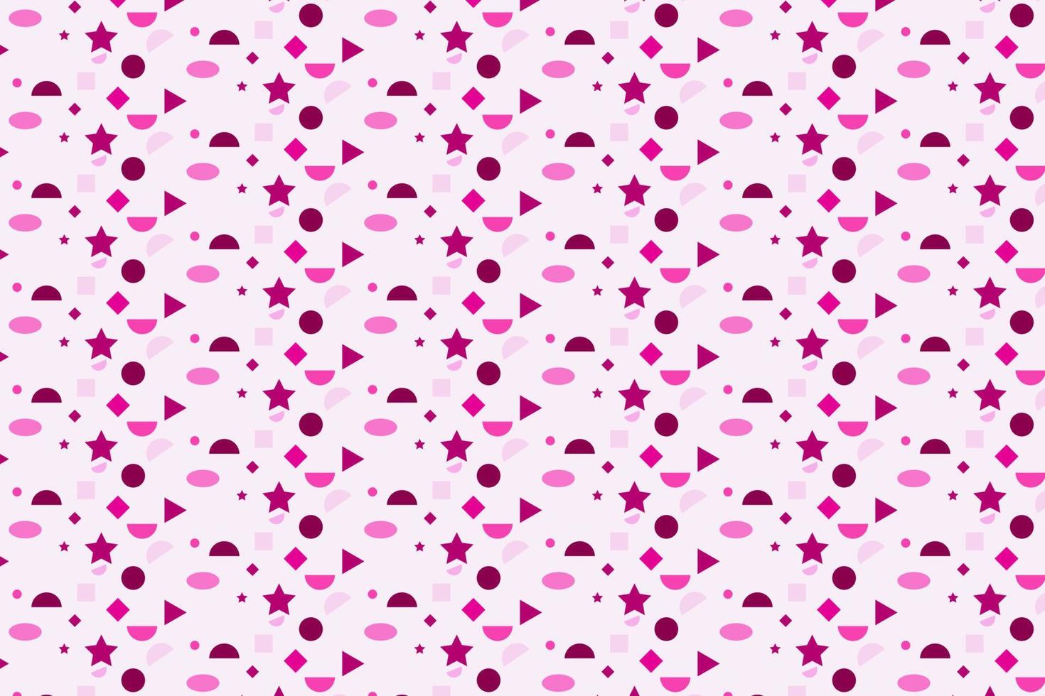 Pattern with geometric elements in pink tones. abstract gradient background vector