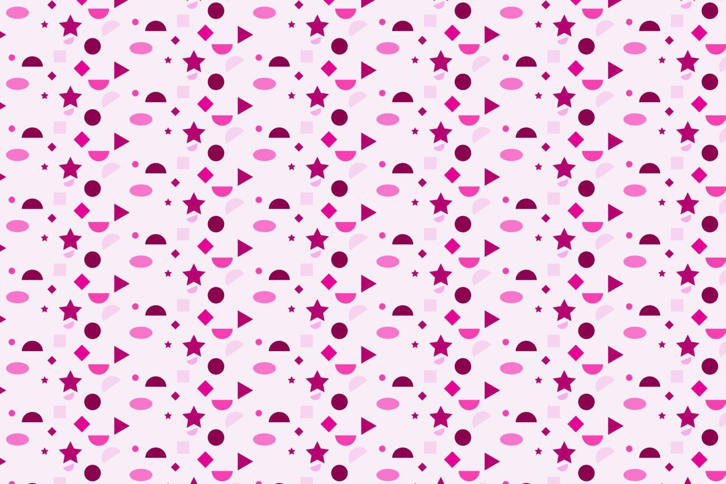 Pattern with geometric elements in pink tones. abstract gradient background vector