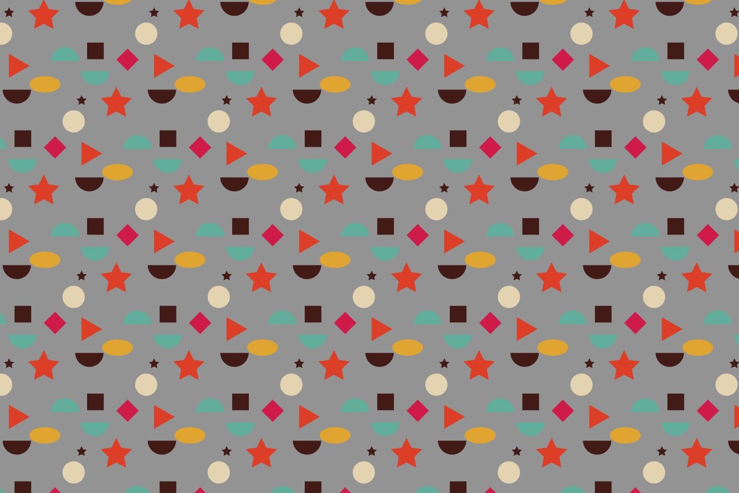 Pattern with geometric elements in retro tones. abstract gradient background vector