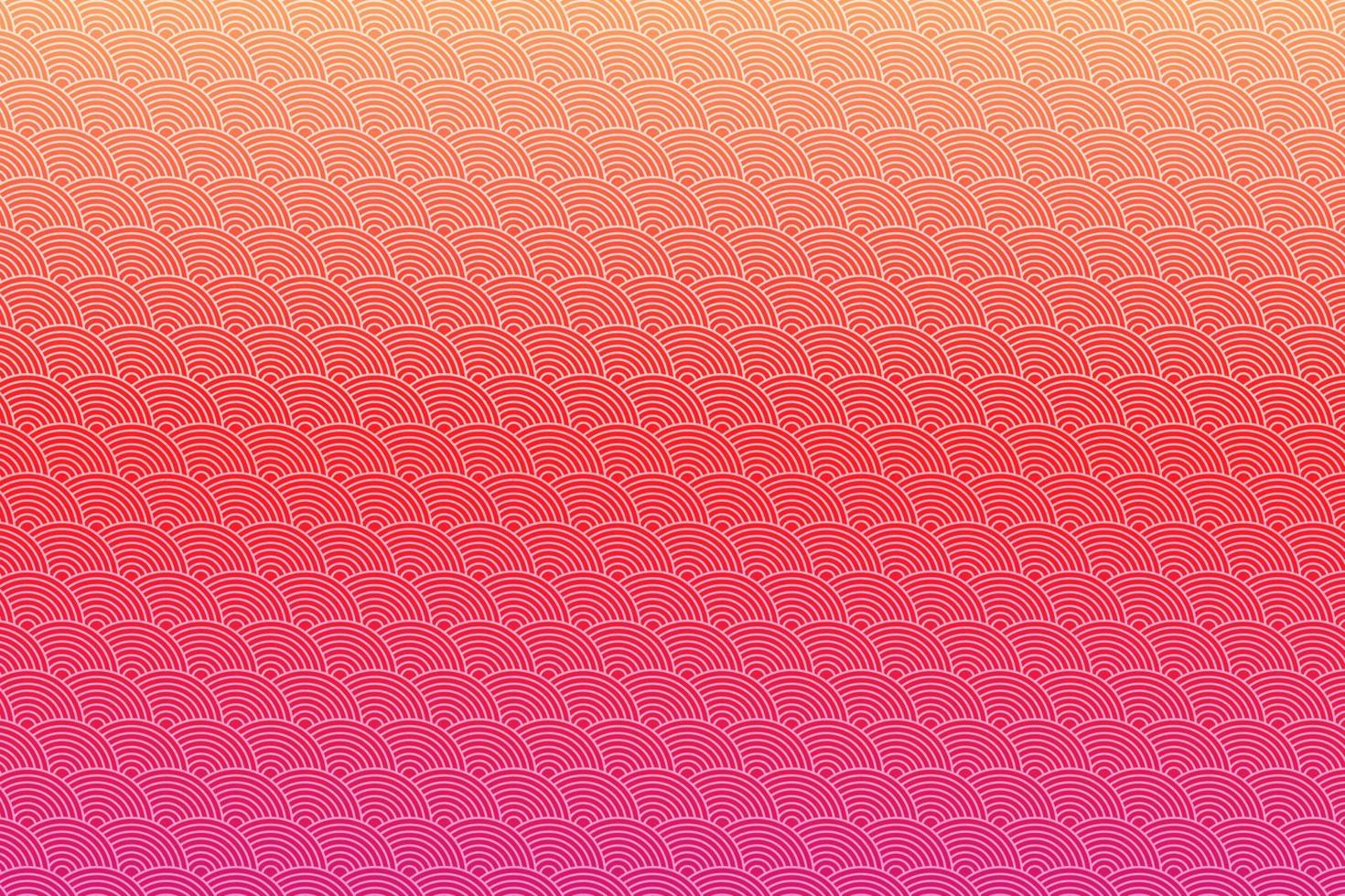 Pattern with geometric elements in pink-gold tones, abstract gradient background vector